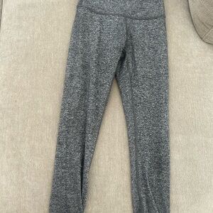 lululemon athletica Gray Wunder Under Leggings (25 inch inseam)
